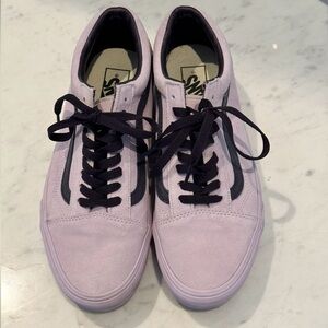 Vans Old Skool Women’s Stackform Suede Lavender Platform Sneakers Size 10